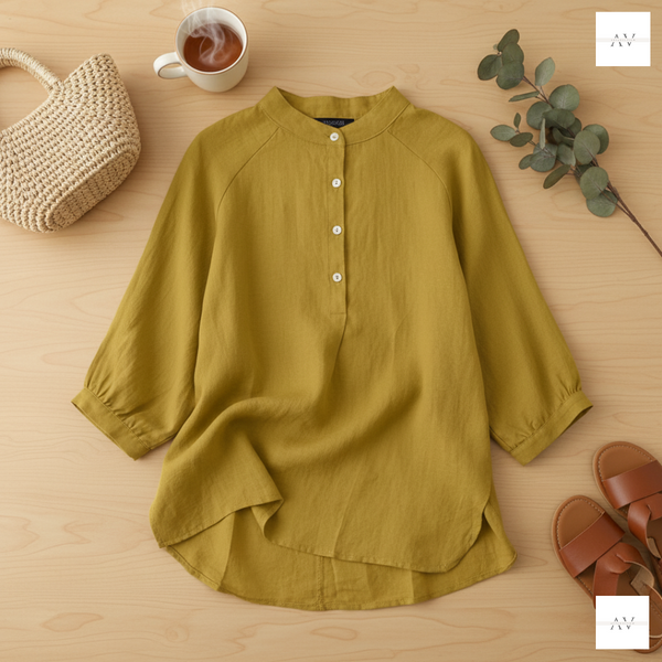 APPARELVIEW WOMEN FASHION YELLOW TUNIC