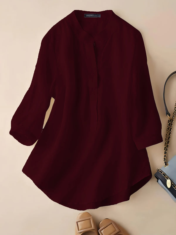 APPARELVIEW FASHION TUNIC MAROON