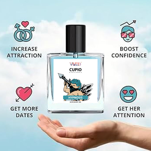 CUPIO Hypnosis Pheromone Perfume – Long Lasting Eau De Parfum for Men & Women 50ml (Pack of 3)