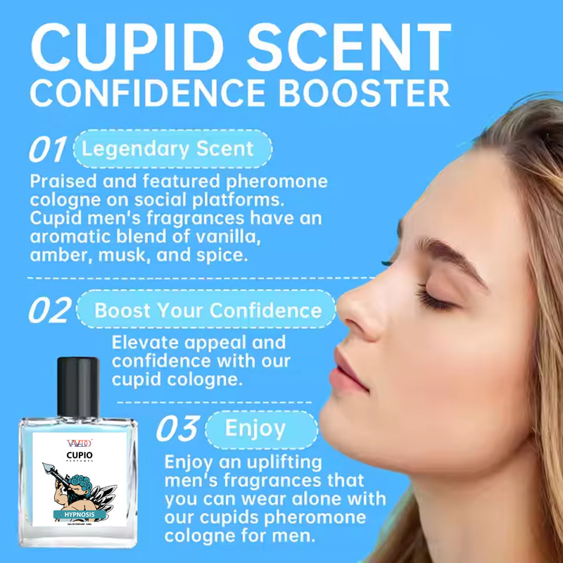 CUPIO Hypnosis Pheromone Perfume – Long Lasting Eau De Parfum for Men & Women 50ml (Pack of 3)