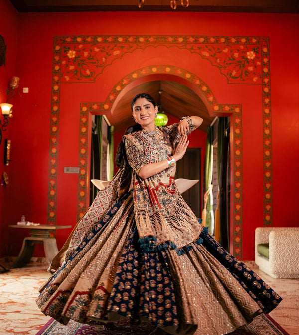 PRESERNTING NEW  STYLISH DESIGNER  DIGITAL PRINTED WORK LAHENGA CHOLI WITH DUPATTA