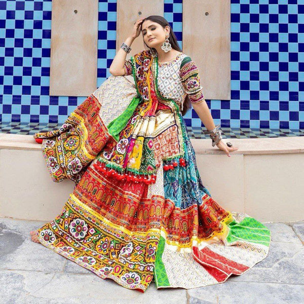 Multi Color Traditional Chaniya Choli For Navratri Special