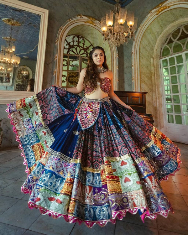 Navratri Special Rayon Chaniya Choli with Latkan Dupatta