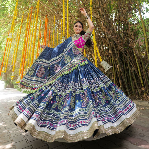 PRESERNTING NEW  STYLISH DESIGNER  DIGITAL PRINTED WORK LAHENGA CHOLI WITH DUPATTA