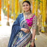 PRESERNTING NEW  STYLISH DESIGNER  DIGITAL PRINTED WORK LAHENGA CHOLI WITH DUPATTA