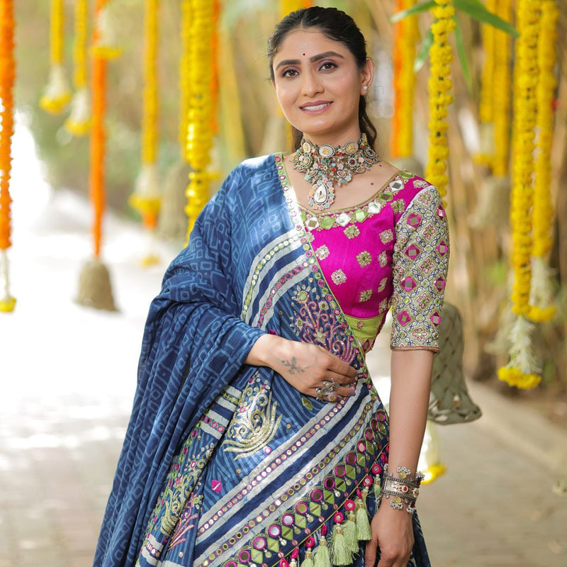 PRESERNTING NEW  STYLISH DESIGNER  DIGITAL PRINTED WORK LAHENGA CHOLI WITH DUPATTA