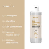 Rice Toner - Hydrating Korean Skincare for Glowing, Smooth, Radiant Skin- 100 ml (Pack of 3)