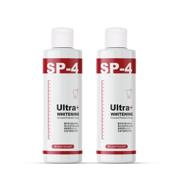 SP 4 Ultra Brightening Toothpaste Advanced Whitening Formula for Stain Removal and Enamel Protection Fresh Mint (Pack of 2)